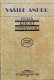 Proza Eseuri Interviuri - Vasile Andru ,557236