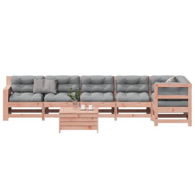 vidaXL Set mobilier de grădină cu perne, 7 piese, lemn masiv douglas 3250878 foto