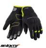 Manusi femei pentru scuter - motocicleta Touring iarna Seventy model SD-C45 negru/galben &ndash; WinterTex XS (6 cm)