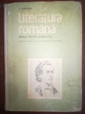 Literatura romana manual pentru clasa a X-a- C. Boroianu foto