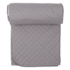 Cuvertura Pat Dublu Gri 220x240cm Poliester 2 Fete Matlasata | Cuvertura Dormitor Eleganta