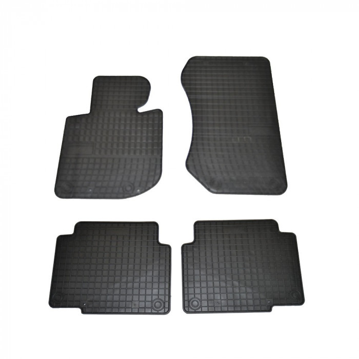 Set covorase auto din cauciuc BMW Seria 3 E36 1999-2001 culoare Negru, presuri BestAutoVest, 4 buc.