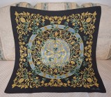 Batic/ Esarfa matase naturala, vintage - MARIO VOELUZA