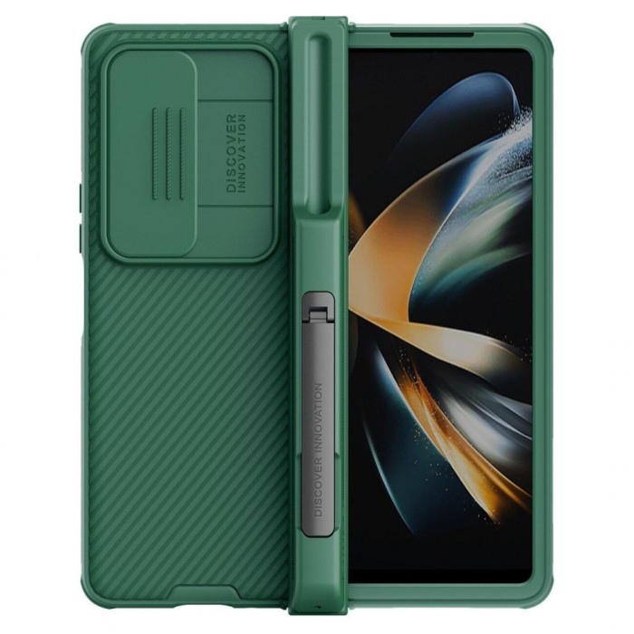 Carcasa Nillkin Cam Shield Pro compatibila cu Samsung Galaxy Z Fold 4 5G Green