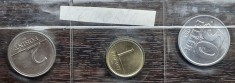 SET 3 MONEDE UNGARIA - 50 FILLER 1991, 1 FORINT 1995 SI 2 FORINT 1996, AUNC/UNC