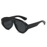 Ochelari de dama premium retro aviator Asteroid GSM 3991, negru