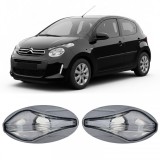 Indicator lateral din sticla clara cu crom, potrivit pentru Citroen C1 C2 C3 C4 C5 Xsara Jumpy Berlingo Performance AutoTuning