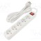 Prelungitor alimentare LANBERG 3m 5 prize 10A alb