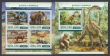 Sierra Leone 2017 - ANIMALE DISPARUTE - BL + KB - MNH