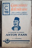 Anton Pann - P. I. Papadopol// 1941