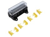 Cutie de siguranțe cu &icirc;mpingere pentru 7 conectori piste