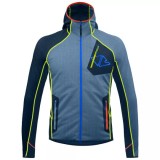 Hanorac Barbati Crazy Idea Pull Next Man Energy L, Gluga, DWR, Impermeabil, Respirabil, Poliester/Elastan, Atletic Fit