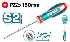 TOTAL - SURUBELNITA STEA PZ2 - 6.0MM - 150MM - S2 (INDUSTRIAL) PowerTool TopQuality