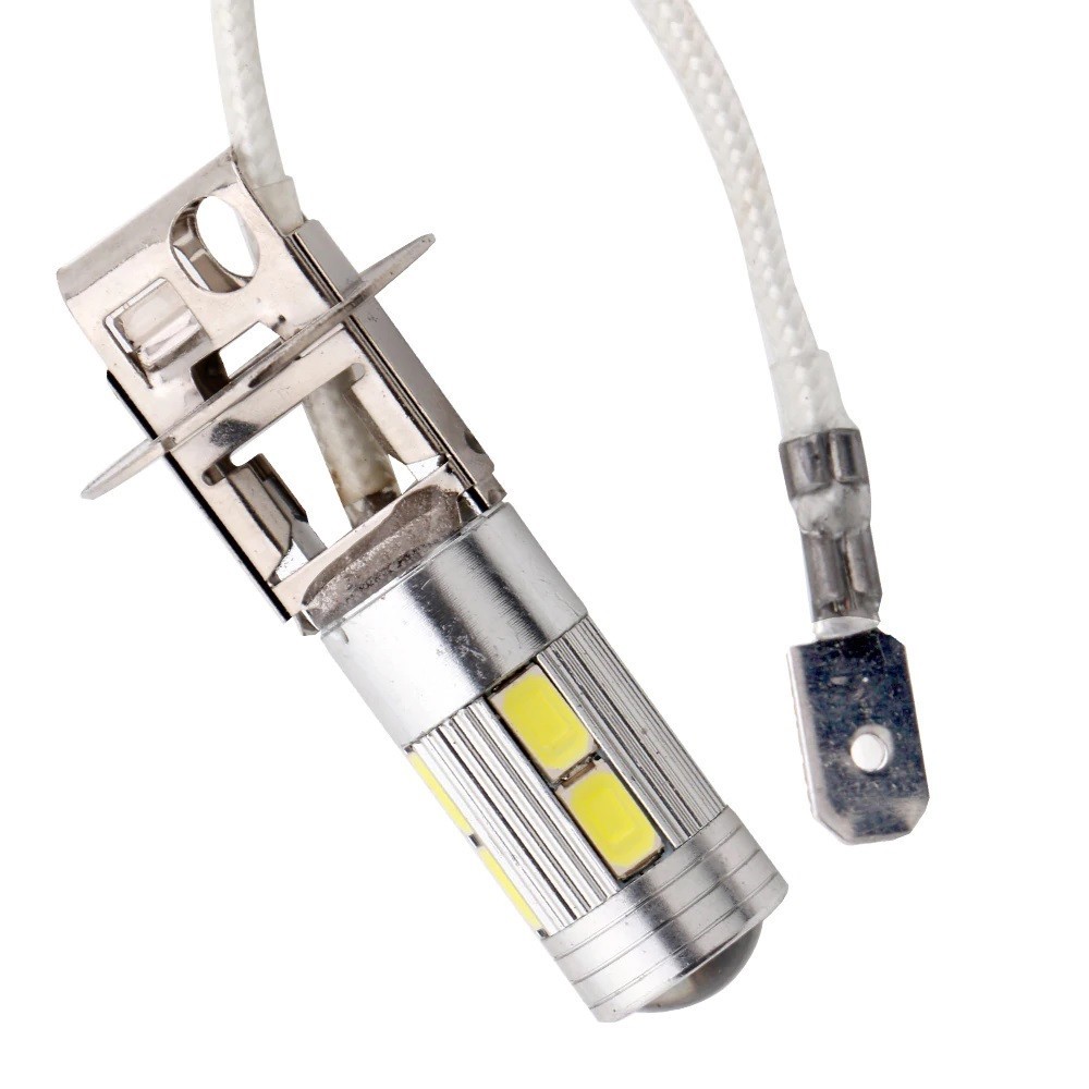 Bec led H3 10 SMD lupa proiectoare ceata far, Universal | Okazii.ro