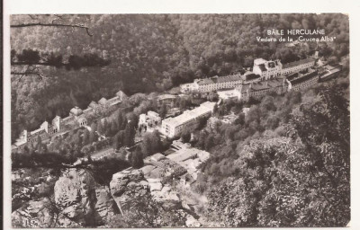 Carte Postala veche - Baile Herculane, vedere de la Crucea Alba, circulata 1962 foto