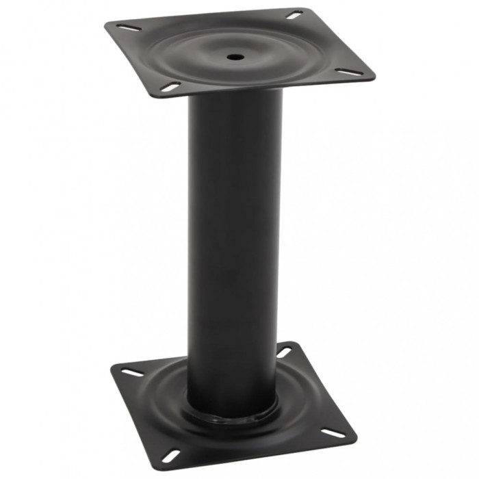 vidaXL Piedestal pentru scaun de barcă, negru, 33 cm, oțel