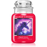 Cumpara ieftin Village Candle Magical Unicorn lum&acirc;nare parfumată (Glass Lid) 602 g