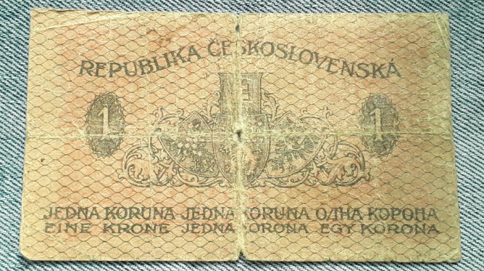 1 Koruna 1919 Cehoslovacia