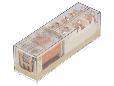 Releu electromagnetic 24VDC 8A THT foto