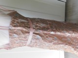 Rochie noua, spectaculoasa, brocart masiv, masura 44 - 46