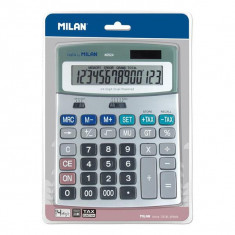 Calculator de birou Milan,14 cifre, metalic - ***