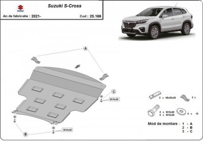 Scut motor metalic Suzuki S-Cross 2021-prezent foto