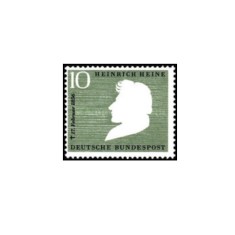 Germania 1956 - Heinrich Heine, neuzata