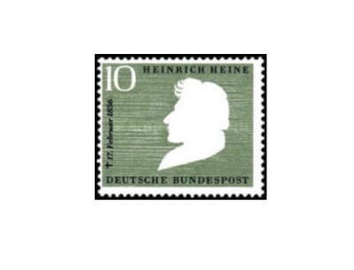 Germania 1956 - Heinrich Heine, neuzata foto