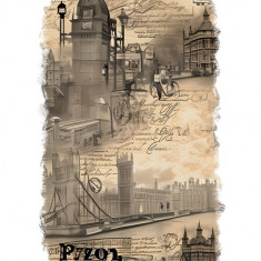 Sticker decorativ, London Bridge, Gri, 85 cm, 6831ST