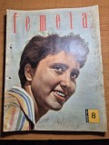 revista femeia august 1963