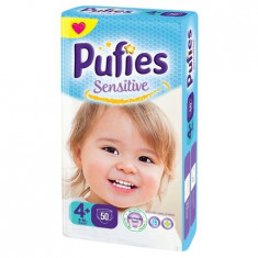 Scutece Pufies Sensitive Nr.4+, 50 buc foto