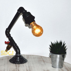 lampa steampunkdesigncj, lampa steampunk, corp de iluminat foto