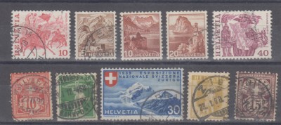 M2 - N1 27 - TIMBRE FOARTE VECHI - ELVETIA foto