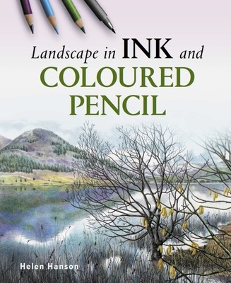 Landscape in Ink and Coloured Pencil foto