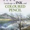 Landscape in Ink and Coloured Pencil