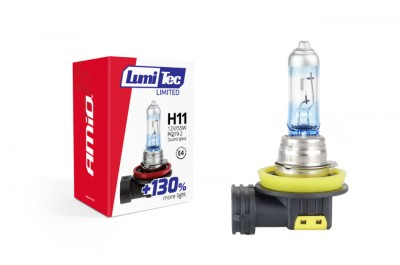 Bec halogen H11 12V 55W LumiTec LIMITED + 130% foto
