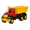 Camion de jucarie Herum&reg;, pentru copii, din plastic, 42 x 16 x 18 cm, Rosu / Galben
