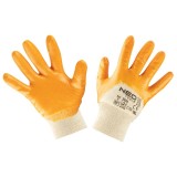 Manusi de lucru, din bumbac, acoperite partial cu nitril, 4111X, marimea 10 HardWork ToolsRange