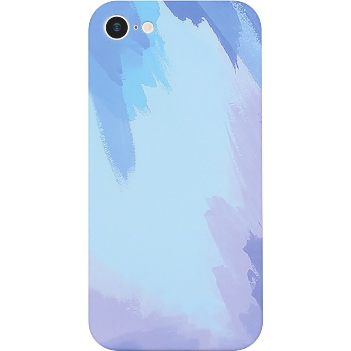 Husa protectie flippy compatibila cu apple iphone xr tpu ombre, albastru/bleu/mov