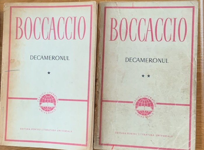 Decameronul - Boccacio - 2 volume