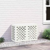 vidaXL Husă pentru aer condiționat Alb 90 x 40 x 60 cm Oțel