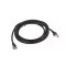 Cablu UTP CAT5e, Ethernet, 3m lungime, mufa, conector RJ45, negru