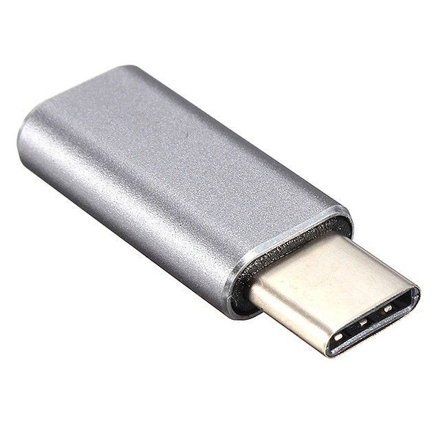 Adaptor USB3.1 USB Type C tata - micro USB mama OTG carcasa aluminiu