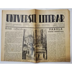UNIVERSUL LITERAR , SAPTAMANAL , ANUL XLIX , NR. 47 , SAMBATA , 16 NOIEMBRIE , 1940