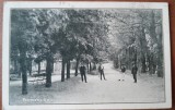 Carte postala, Baile Covasna, promenada, perioada interbelica