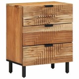vidaXL Dulap de noapte Maro 50 x 33 x 62 cm lemn masiv de acacia