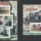 Burundi 2012 - Locomotive cu Abur S/S 1v + M/S 1v NEDANTELATE MNH