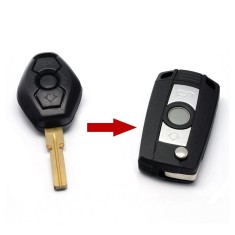 Carcasa Cheie Compatibila cu Briceag BMW E46 3 BUTOANE LAMELA HU58