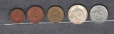 GERMANIA (BUNDESREPUBLIK) 1989/90/91 - LOT 5 MONEDE 1, 2, 5, 10, 50 PFENNIG (4), Europa