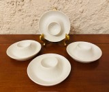 4 SUPORTURI PENTRU OUA- PORTELAN CLASSIC ROSE COLLECTION ROSENTHAL-ROMANZE D11CM